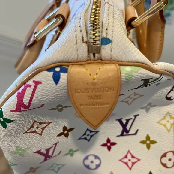 Louis Vuitton Monogram Multicolore Speedy 30 (White) - Picture 7 of 11